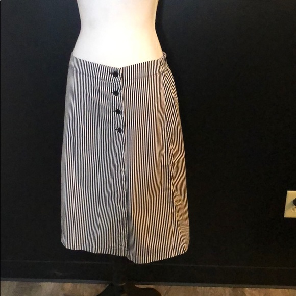 Christopher & Banks Dresses & Skirts - Christopher & Banks black white striped skirt